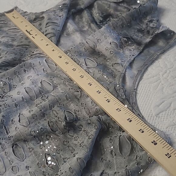New Directions  XL sequined asymmetrical vest - Picture 6 of 7